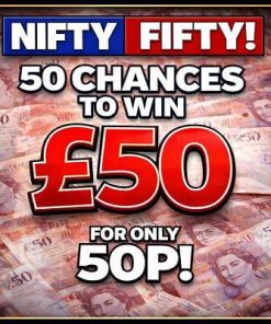 50 Chances to win £50 10.5.26